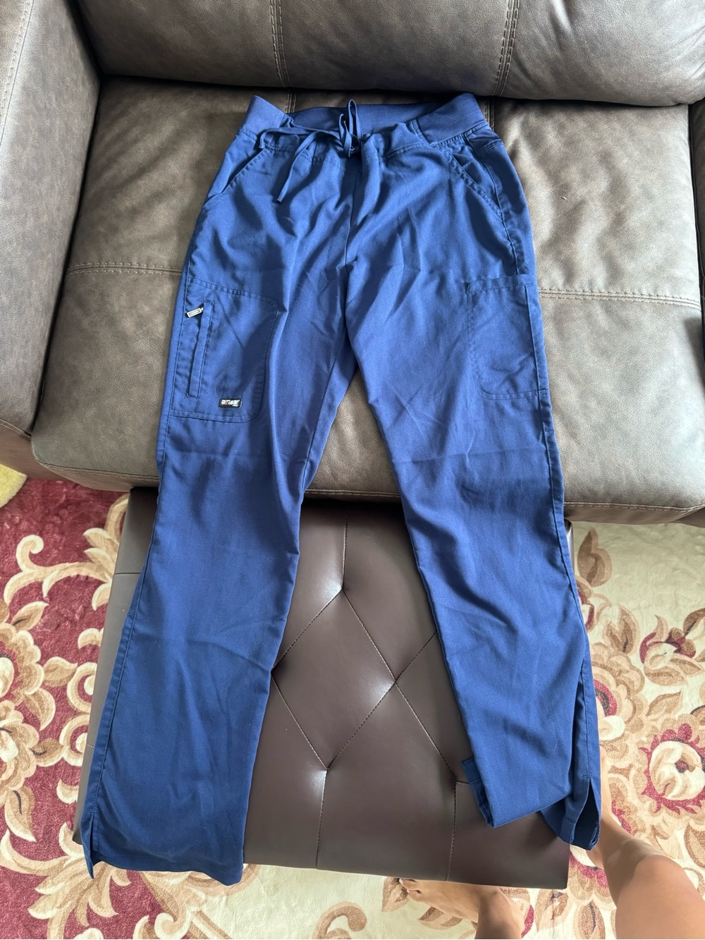 Grey's Anatomy Navy Boot Cut Scrub Pants